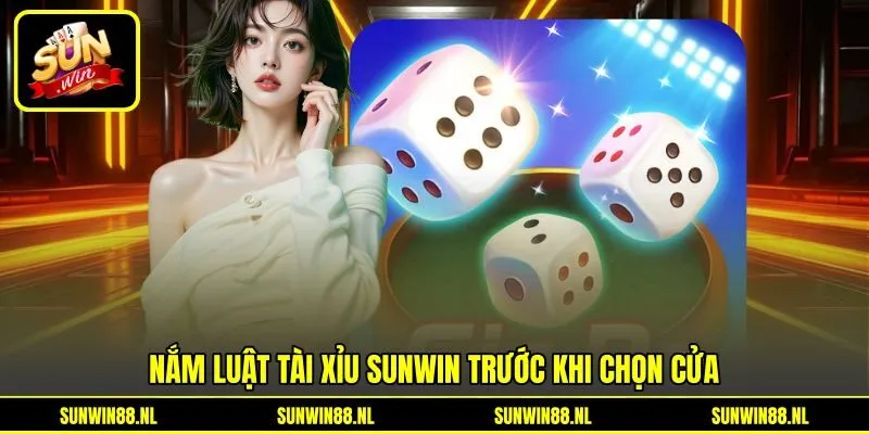 Nắm luật tài xỉu Sunwin trước khi chọn cửa