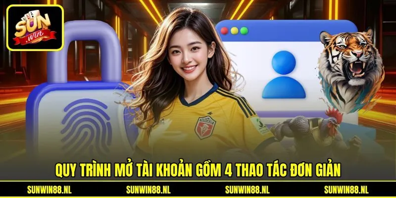 Quy trình mở tài khoản gồm 4 thao tác đơn giản Quy trình mở tài khoản gồm 4 thao tác đơn giản